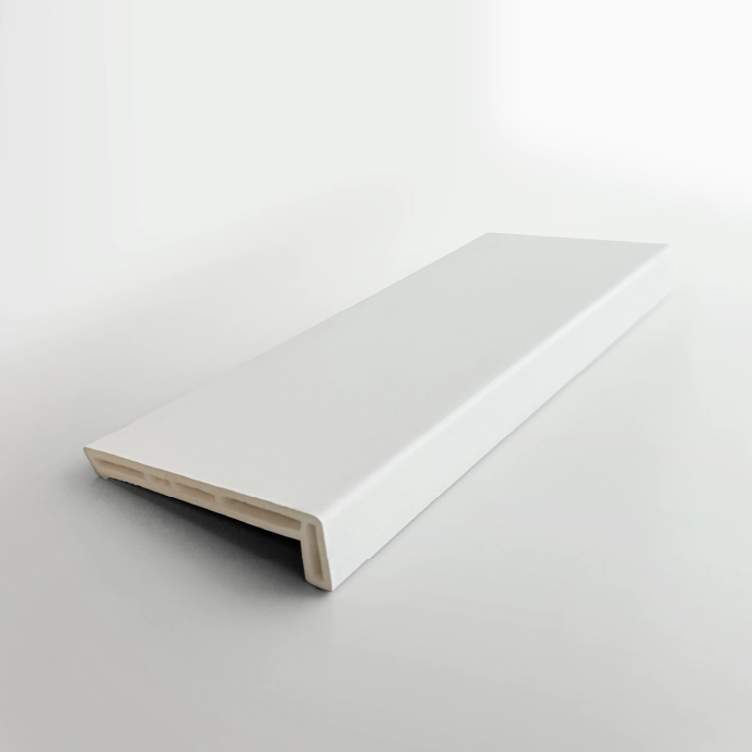 Battiscopa cover in PVC bianco